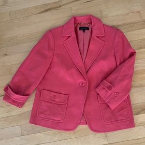 Women’s Hot Pink Tweed Blazer
